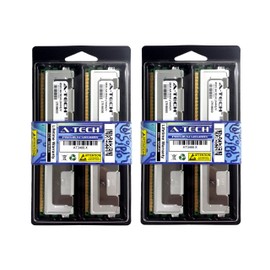 A-Tech 32GB (4x8GB) Server Kit for Intel D5400XS MFS5000SI MPCBL0050 NSW1U IP S5000PAL S5000PALR S5000PHB S5000PSL S5000PSL S5000PSLR S5000PSLROMB PC2-5300 DDR2 ECC FB DIMM Fully Buffered Memory Ram