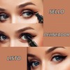Sellos delineador ojos waterproof Anglicolor 2‑Pack negro – cat eye