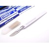Disposable Scalpels High-Carbon Steel Blades, Plastic Graduated Handle, Sterile, Individually