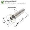 25 x Fence Screws M8 x 5.5 mm x 40