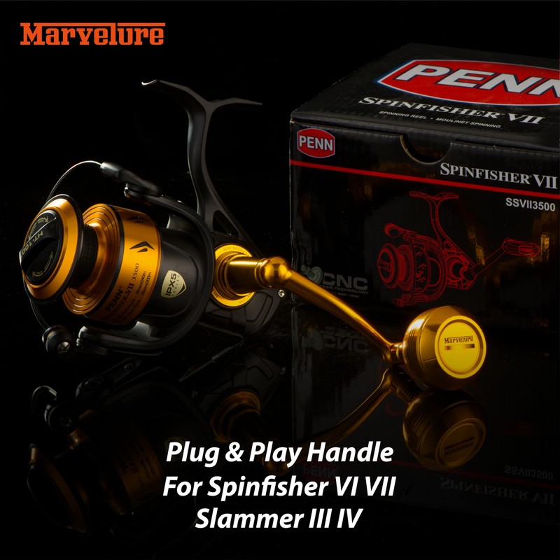 MARVELURE Power Handle for Penn Spinfisher VI VII Slammer III