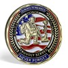 RYUKENLM US Military Challenge Coin Veteran Thank You for Your Service Appreciation Coin (1 Pcs)