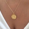 Turandoss Gold Bee Layered Necklaces for Women - 14K Gold