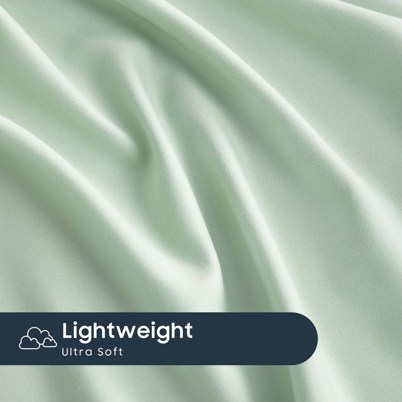 Wake In Cloud - Queen Fitted Sheet Set, 1000TC Ultra