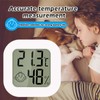 Thermometer Hygrometer Indoor Pack of 6 Mini Digital Thermometer Hygrometer