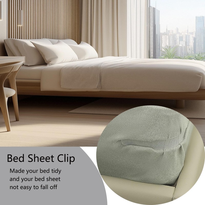 4pcs Bed Sheet Holder Fitted Sheet Straps, Large Holders Keep