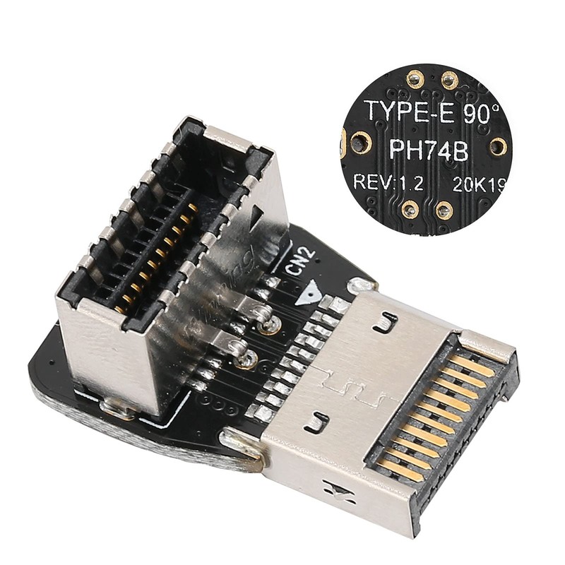 USB 3.1 Front Panel Internal Connector Type E 90 Degree
