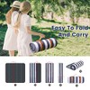 Manta de picnic extragrande de 203 x 203 cm, impermeable,