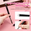 BQAN UV Gel Nail Brush Oval Short 2Pcs for French