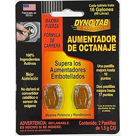 Dyno-tab Aumentador de Octanaje 2 pastillas de 1.5 g CADA UNA (3)