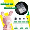 TOAOB 50pcs Wiggle Googly Eyes 10 to 18mm Black White