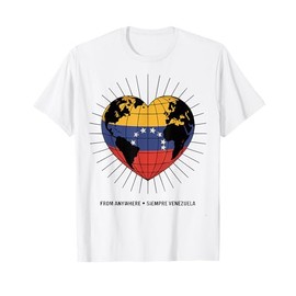 Venezuela is My Heart Global Love T-Shirt