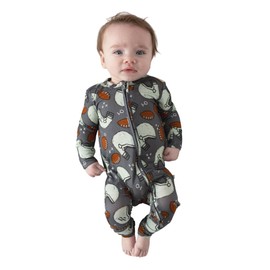 Posh Peanut Convertible Baby Sleepers - Boys Footless Baby Pajamas with 2 Way Zipper for Easy Diaper Changes