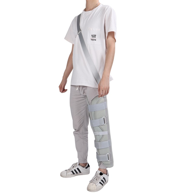 Knee Immobilizer Brace with Shoulder Sling Knee Splint Support for