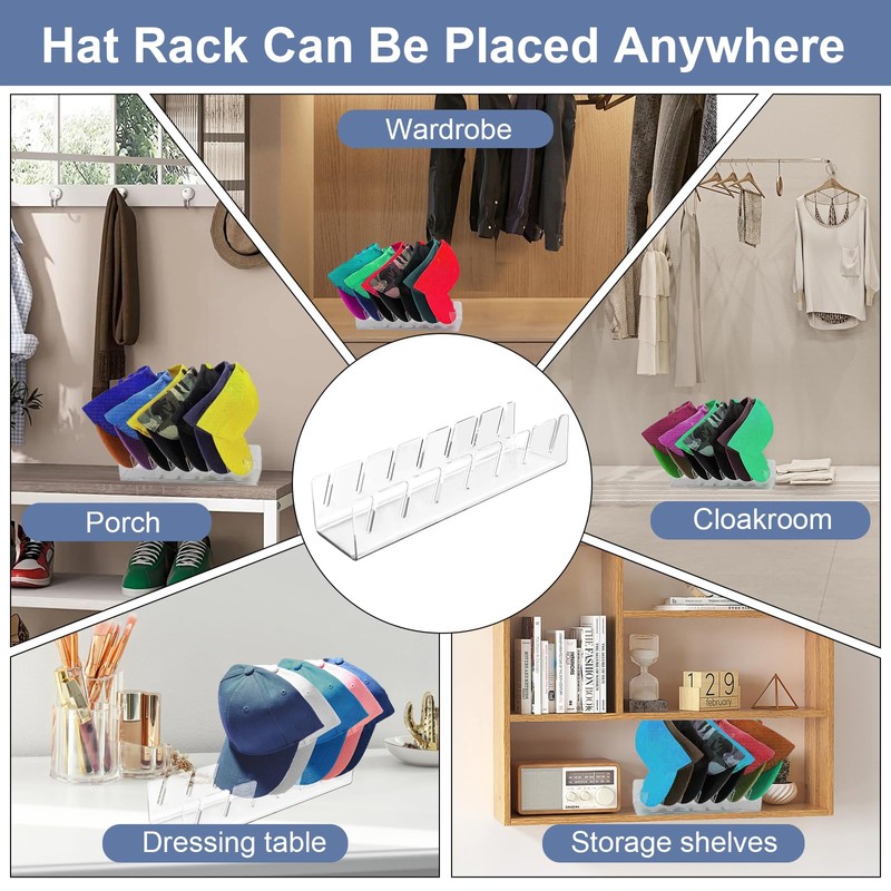 YGKYMVW Cap Stand for Baseball Caps, Pack of 2, No