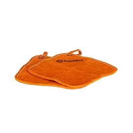 PETROMAX 13333 Outdoor Camping Aramid Pot Holder, Set of 2, Orange, 10.0 x 10.0 inches (25.5 x 25.5 cm)