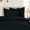 Elegant Comfort 1500 Thread Count -Damask Stripes- Egyptian Quality Luxurious