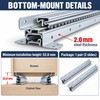 AOLISHENG 40 Inch Heavy Duty Bottom Mount Drawer Slides, 260
