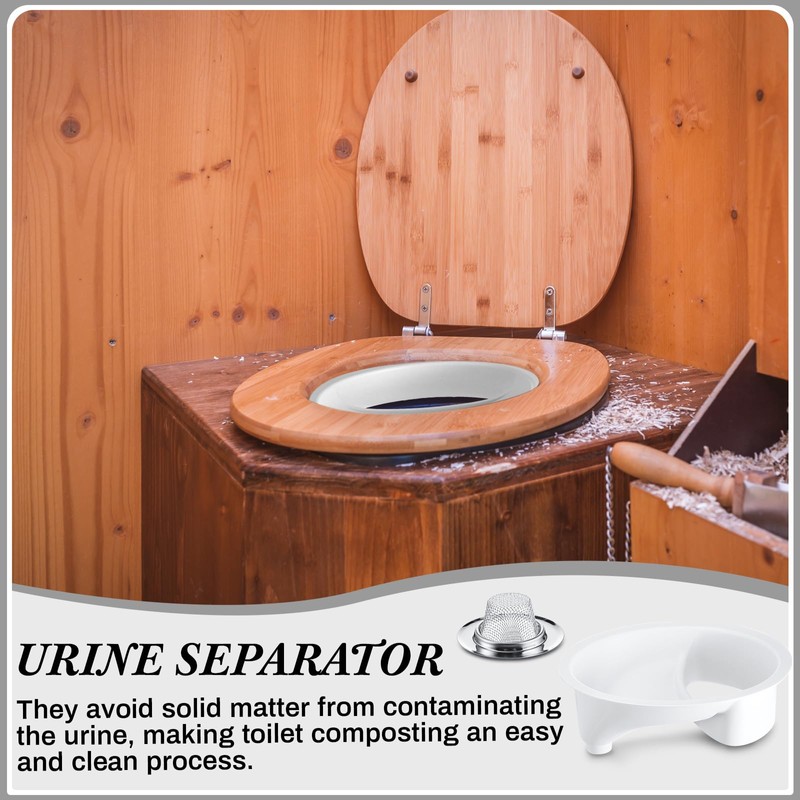 Frienda Urine Diverter Privy Complete Urine Separator with Stainless Steel