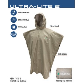 FROGG TOGGS Ultra-Lite2 Youth Waterproof Breathable Poncho