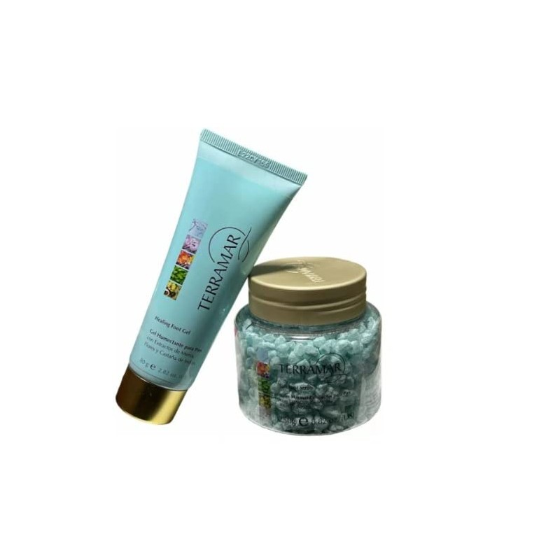 TERRAMAR Kit Spa Exfoliante Para Pies - Sales Y Gel