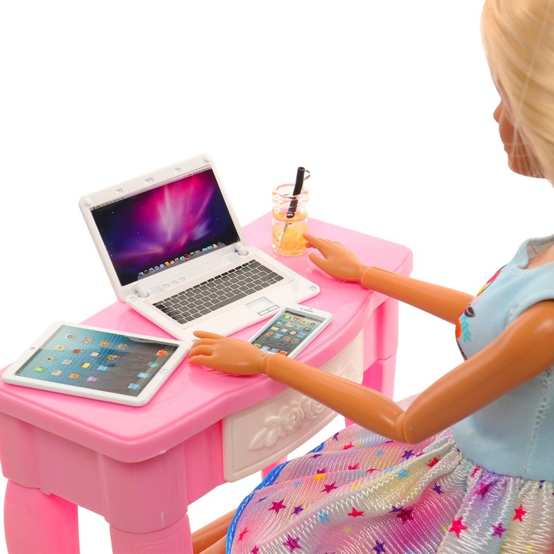 Barwawa 30cm Doll Computer Doll Cell Phone Accessories for 1/6