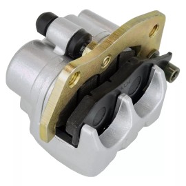Caltric Front Left Brake Caliper W/Pads for Yamaha Rhino 450 YXR450 4X4 2006 2007-2009