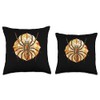 Brown Recluse Spider Stained Glass Throw Pillow