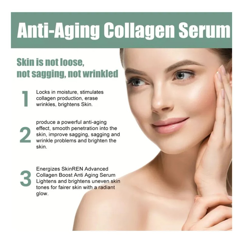 5 Piezas De Suero Facial Antiarrugas Collagen Boost Essence