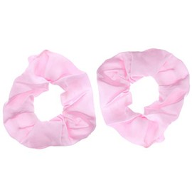 Zac's Alter Ego Pair of Luxurious Satin Hair Scrunchies - Variety of Colours