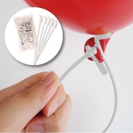 くるんぱち　白（ふうせん用プラスチック棒）
