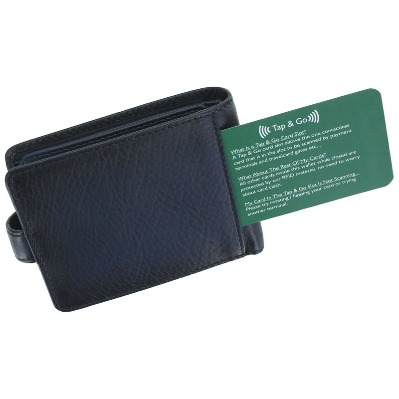 Visconti Atelier Collection Henry Leather Wallet RFID and Tap n
