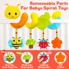 Car Seat Toys for Babies 0-6 Months Boy,Baby Spiral Hanging