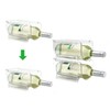 OKITCHEN Set of 4 Refrigerator Wine Rack, Cabinet Water Bottles