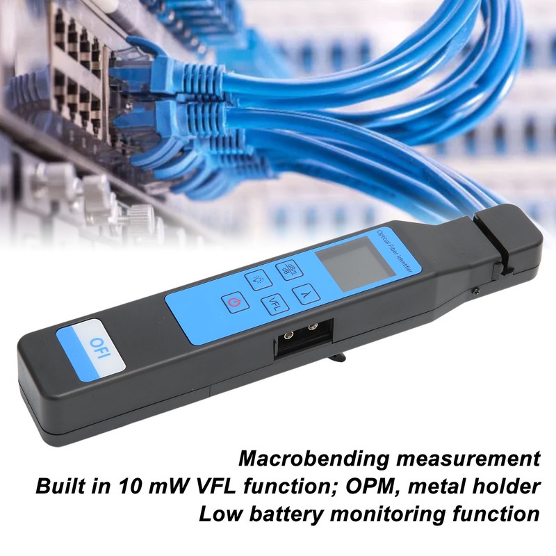 Optical Fiber Identifier 800 to 1700nm Built in 10mw VFL