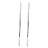 Healeved Stainless Steel Embossing Stick Set 2pcs Makeup Mixing Tool for Foundation Pigments