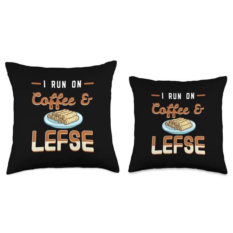 Lefse Norwegian Bread Recipe Maker Flatbread Rolling Throw Pillow