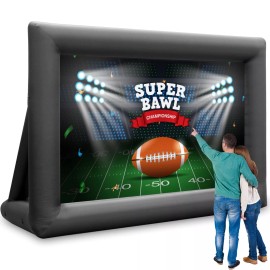 KHOMO GEAR 16 Feet Inflatable Indoor/Outdoor Internal Fan Movie Screen