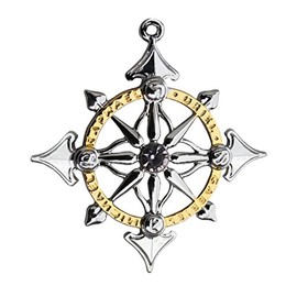 Mystic Kabbalah Archangel Compass - for Harmony with People & Places Pendant Necklace