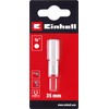 Original Einhell Stainless Steel Magnetic Bit Holder, Extra Short, 35