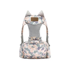 Baby Carrier from Newborn to Toddler, Ergonomic Back Adjustable 4 in 1 Baby Sling Wrap, 3D Mesh Infants Soft Child Carrier for 3-36 Months Camo