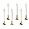 Creative Hobbies® Pack of 6 Electric Window Candle with On/Off