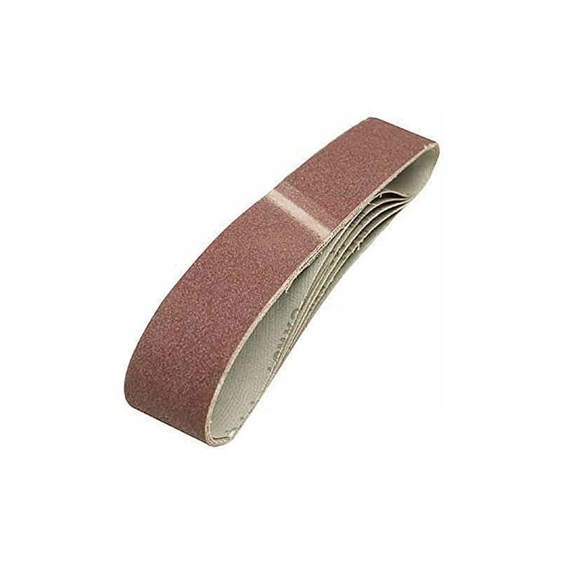 Silverline 463484 Sanding Belts 50 x 686 mm 5pk 80