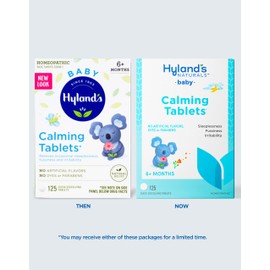 Hyland’s Baby Calming Tablets Natural Symptom Relief Fussy and Sleepless Babies, 125 Count