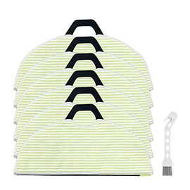 HMHAMA 6Pack Mop Pads Accessories for Shark RV2001WD AV2001WD Robot Vacuum Replacement Parts