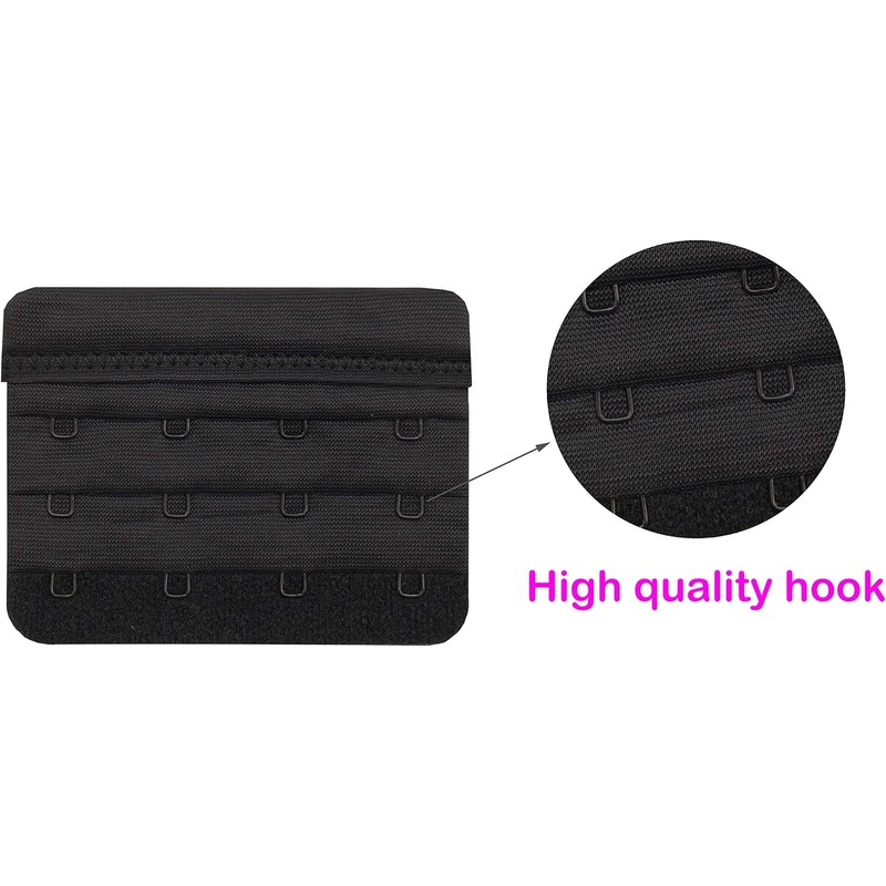 Tamlien Bra Extender 2 Hook/3 Hook/4 Hook/5 Hook, Soft and