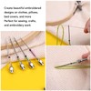 Punch Needle Set Wooden Handle Stainless Steel Ergonomic Easy Operation