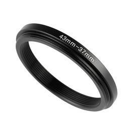 WIIYE 43mm to 37mm Step-Down Rings Filter Adapter for All Brands UV ND CPL Metal Step-Down Rings Adapter Filter(43mm to 37mm)