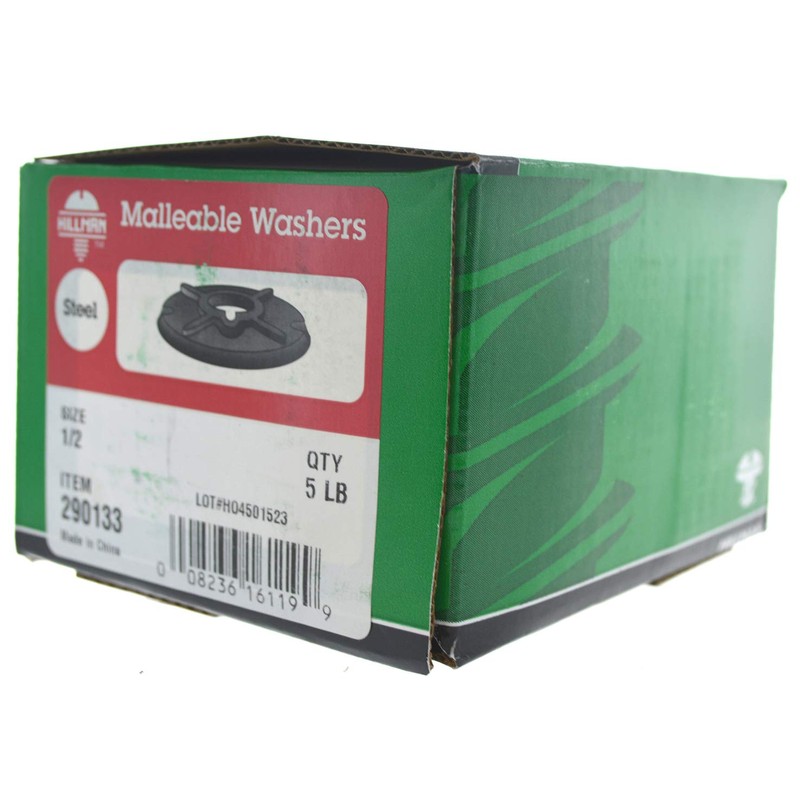 Hillman 290133 1/2-Inch Malleable Washer, 5-Pound-Pack