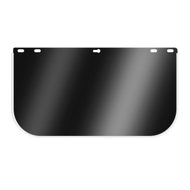 1 Pack Face Shield Replacement Lens, 15.5" x 8" Black Protective Safety Face Shield, Durable and Impact-resistant, Polycarbonate Replacement Face Shield for Welding, Grinding, DIY, Cosplay Helmet